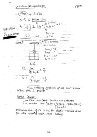 Machine design 2 (md) Mechanical Engineering handwritten classes notes ...