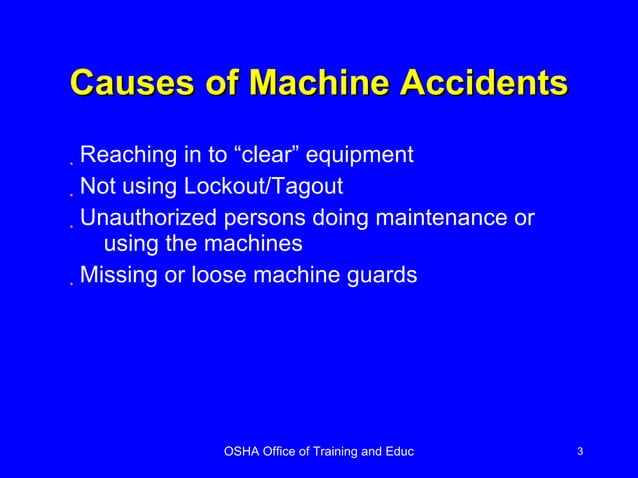 Machine Guarding Ppt | PPT | Injuries | Diseases and Conditions