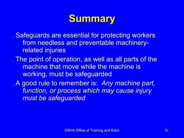 Machine Guarding Ppt | PPT | Injuries | Diseases and Conditions