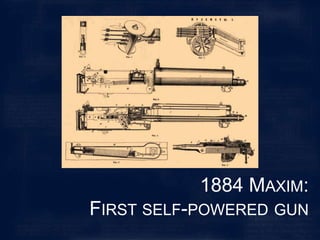 1884 Maxim:First self-powered gun