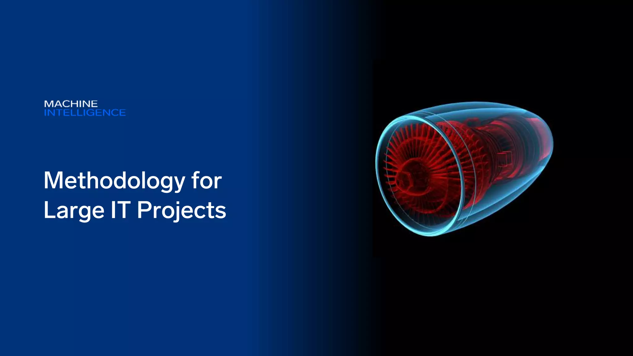 Competitive Advantage. Elegantly Engineered.
Methodology for
Large IT Projects
 