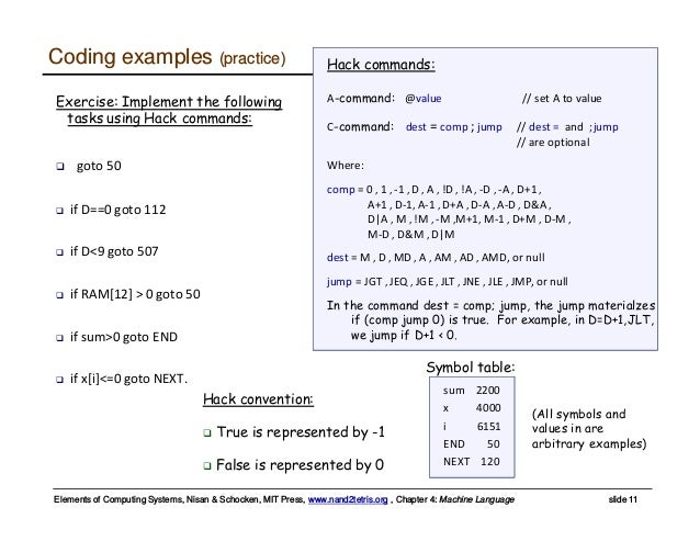 Machine language