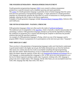 Machine language to artificial intelligence | DOC | Computing ...