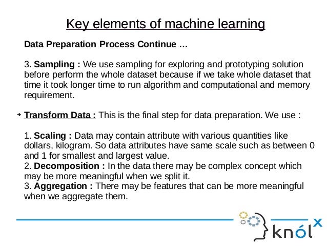 elements of machine learning