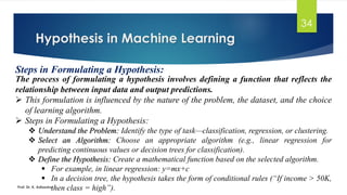 Introduction to Machine Learning PPT by K. Adisesha | PDF