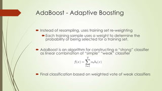 Machine learning with ADA Boost | PPTX