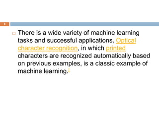 Machine learning | PPTX