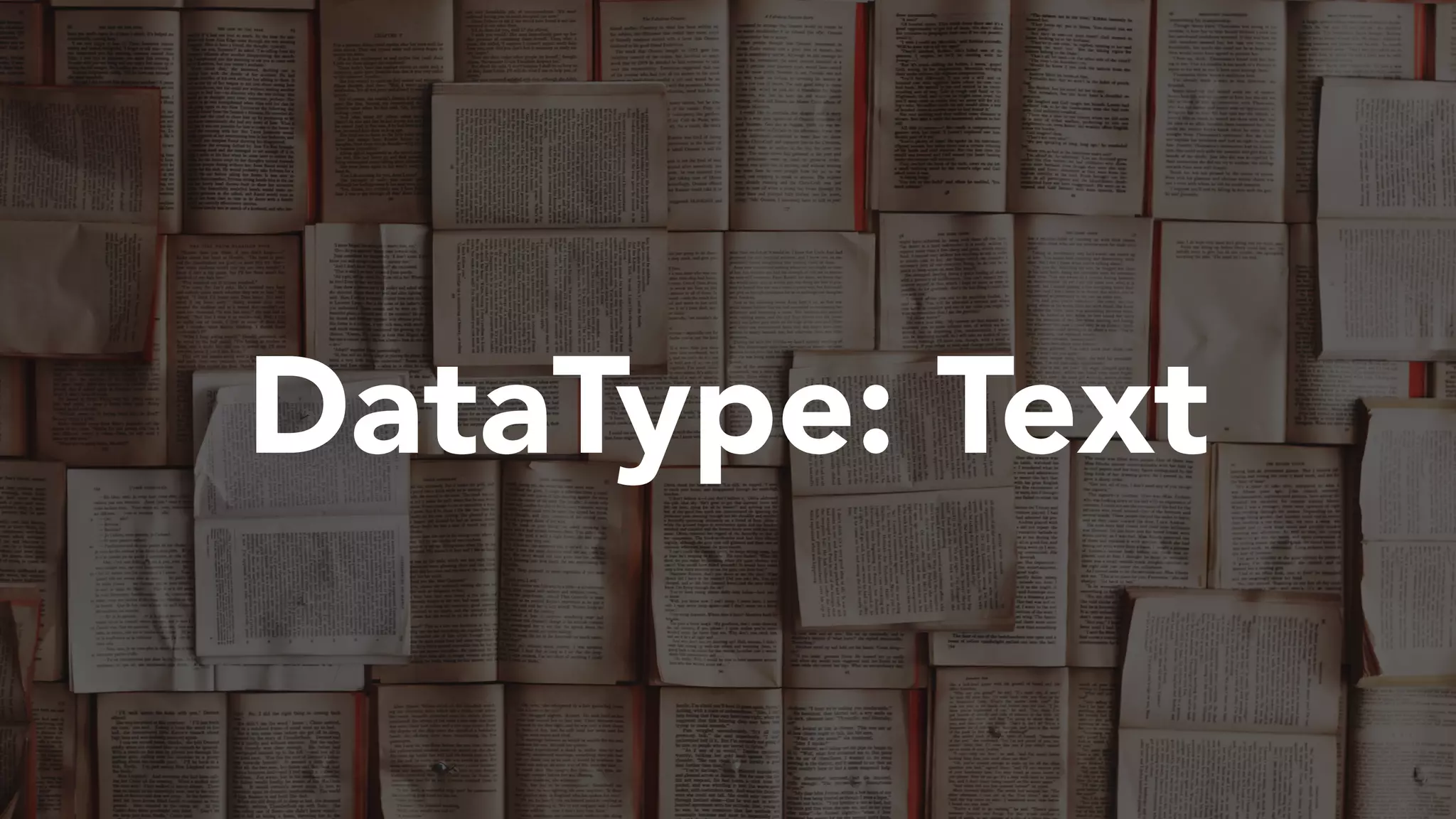 DataType: Text
 