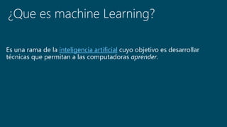 Machine Learning en SQL Server | PPTX