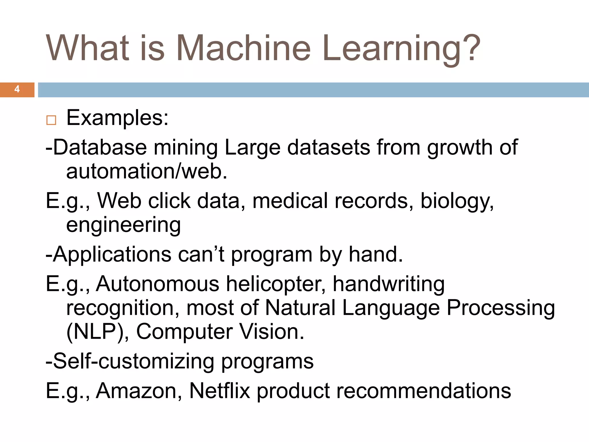Machine learning | PPT
