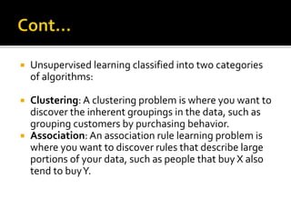 Machine learning(UNIT 4)