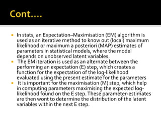 Machine learning(UNIT 4)