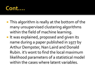 Machine learning(UNIT 4)