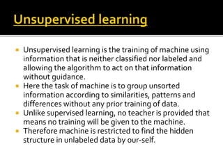Machine learning(UNIT 4)