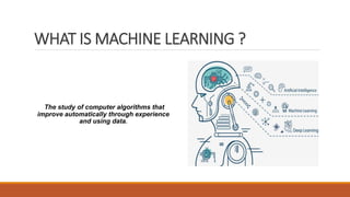 Machine learning | PPTX
