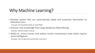Machine learning | PPT