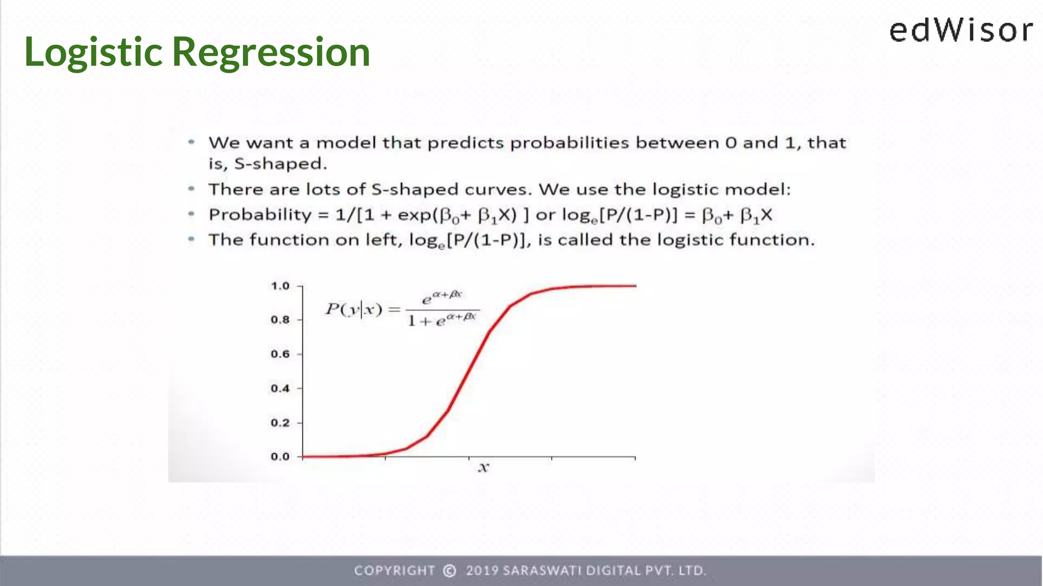 Logistic Regression
 