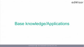 Base knowledge/Applications
 
