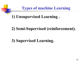 Introduction of Machine Learning for beginners | PPT