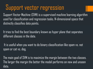 machine learning - - future vision computer institute | PPTX