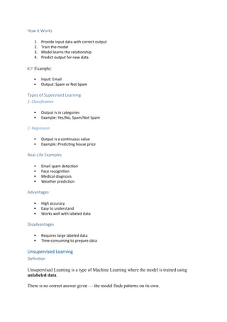 Comprehensive Introduction to Machine Learning Concepts and Algorithms ...