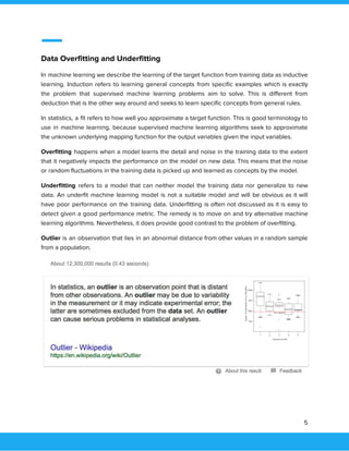  
 
Data Overfitting and Underfitting 
In machine learning we describe the learning of the target function from training d...