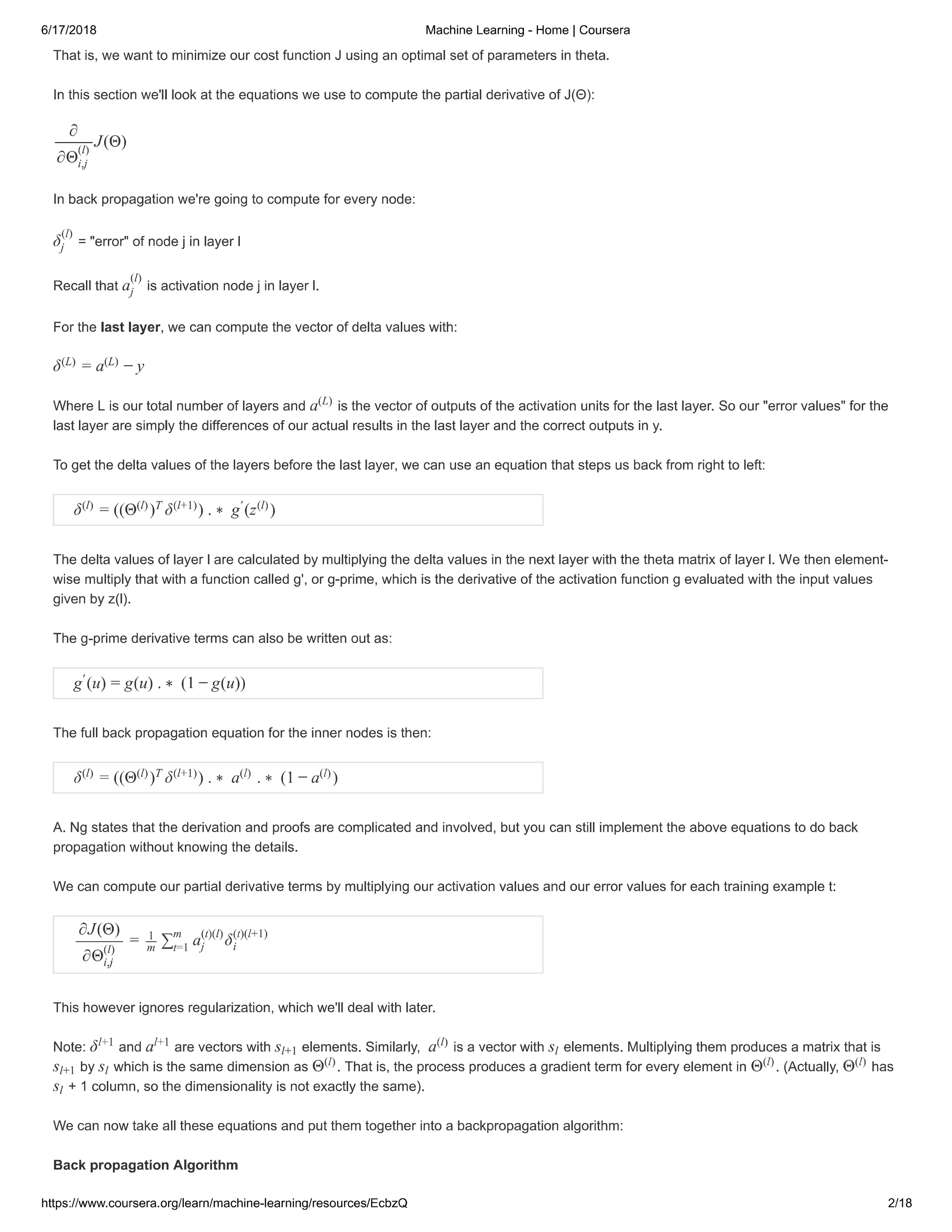 Machine Learning Resource Notebook Machine Learning resource textbook - Andrew Ng - print version | PDF