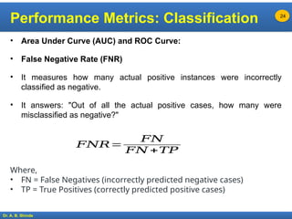 Machine Learning Performance Metrics for Classification and Regression ...