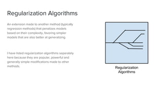 Regularization Algorithm Machine learning - session 3 | PPTX