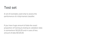 Machine learning - session 3 | PPTX