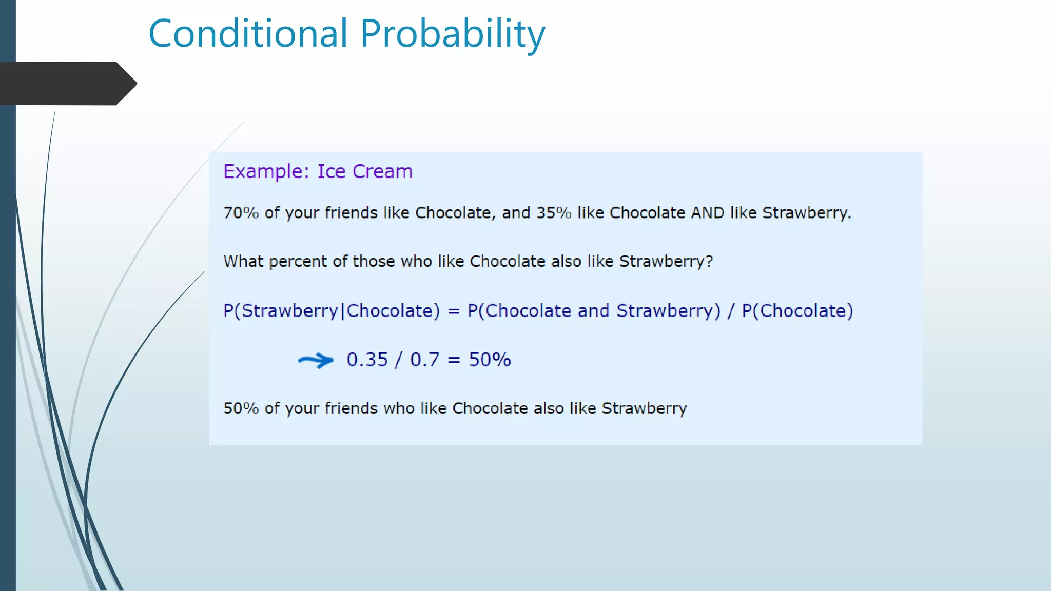 Conditional Probability
 
