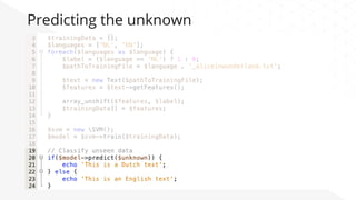 Predicting the unknown
 