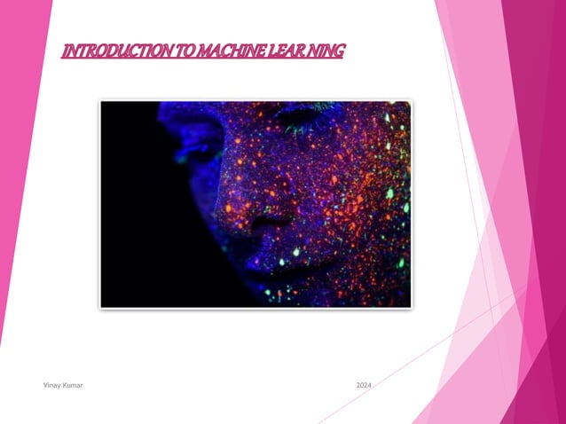 Introduction to machine learning ppt files | PPTX