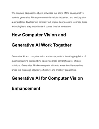 learn generative ai programming - part 5: vision... Machine Learning_ Advanced Computer Vision and Generative AI Techniques.pdf