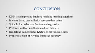 MACHINE LEARNING ALGORITHM - K-Nearest neighbor.pptx
