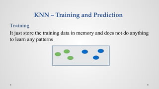 MACHINE LEARNING ALGORITHM - K-Nearest neighbor.pptx