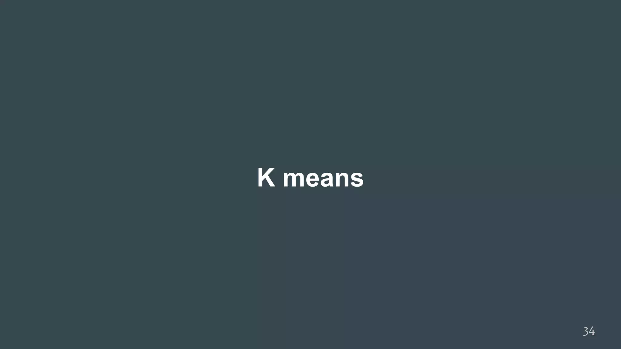 K means
34
 