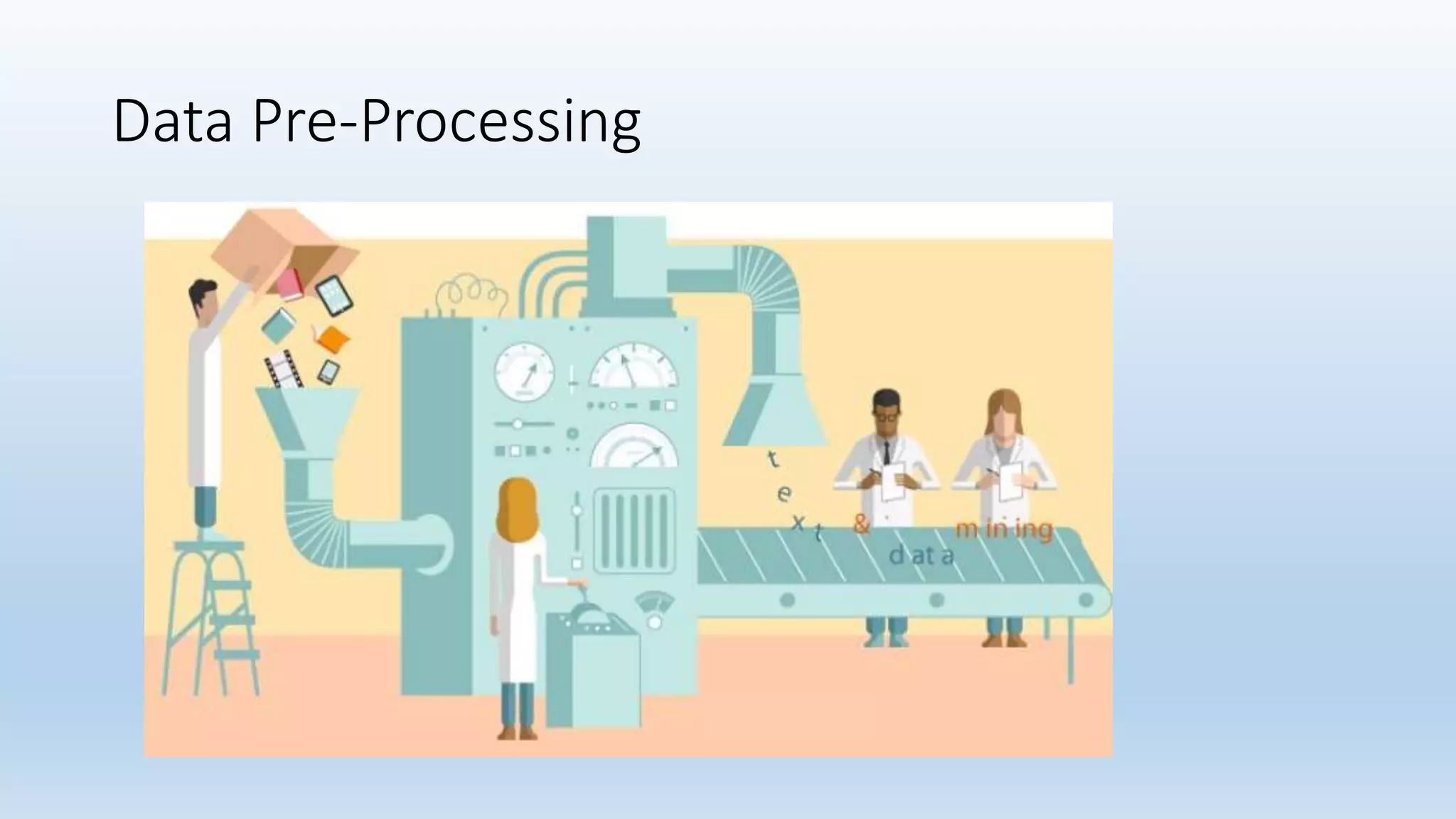 Data Pre-Processing
 