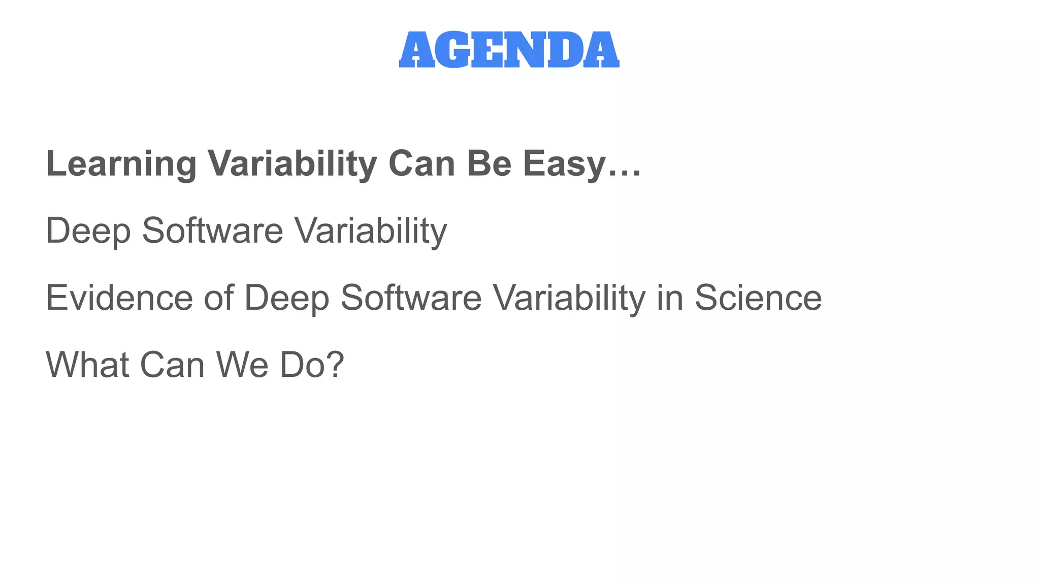 Machine Learning and Deep Software Variability | PPT