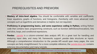 Machine Learning and its Applications | PPT