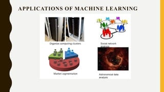 APPLICATIONS OF MACHINE LEARNING
 