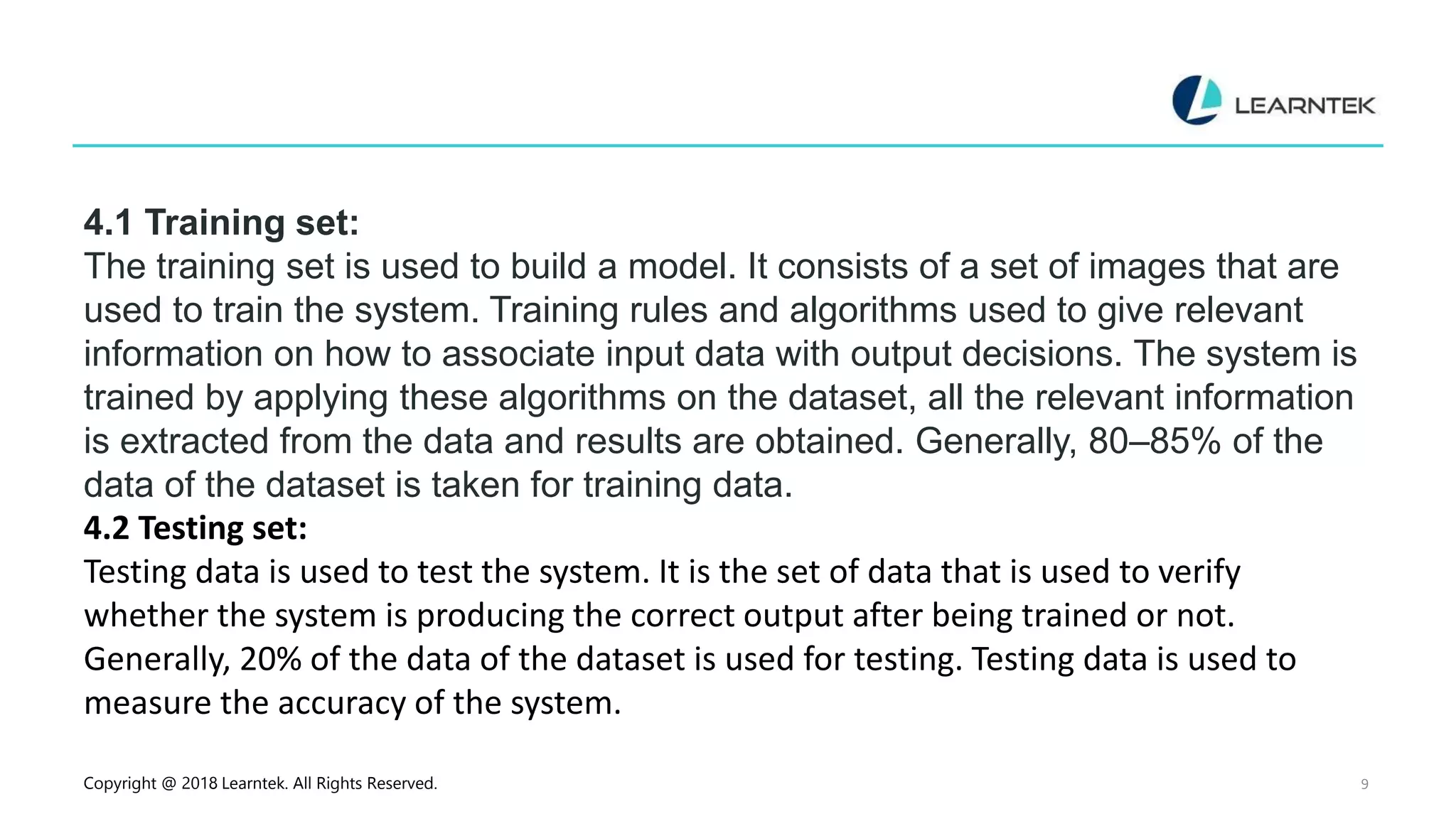 Machine learning and pattern recognition | PPTX