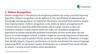 Machine learning and pattern recognition | PPTX