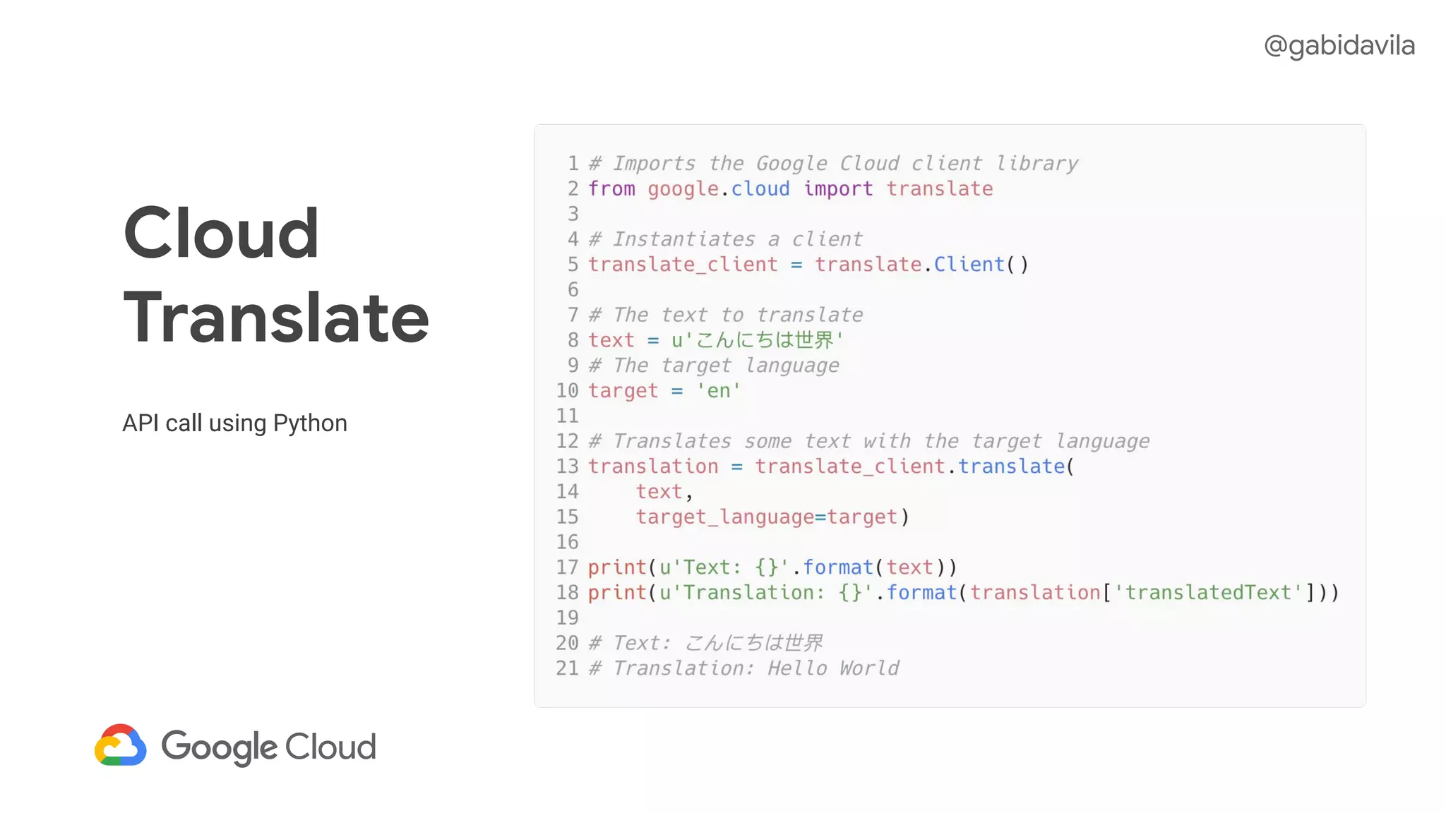 PyTexas - Machine learning APIs by Example | PPT