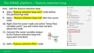 Machine learning basic course with KNIME analytics platform | PPTX