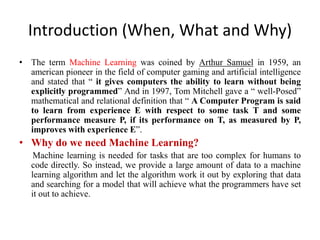 Machine learning basics | PPTX
