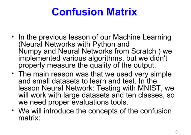 Machine learning by using python lesson 3 Confusion Matrix By ...
