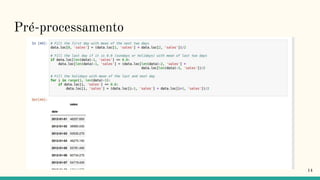 Pré-processamento
14
 