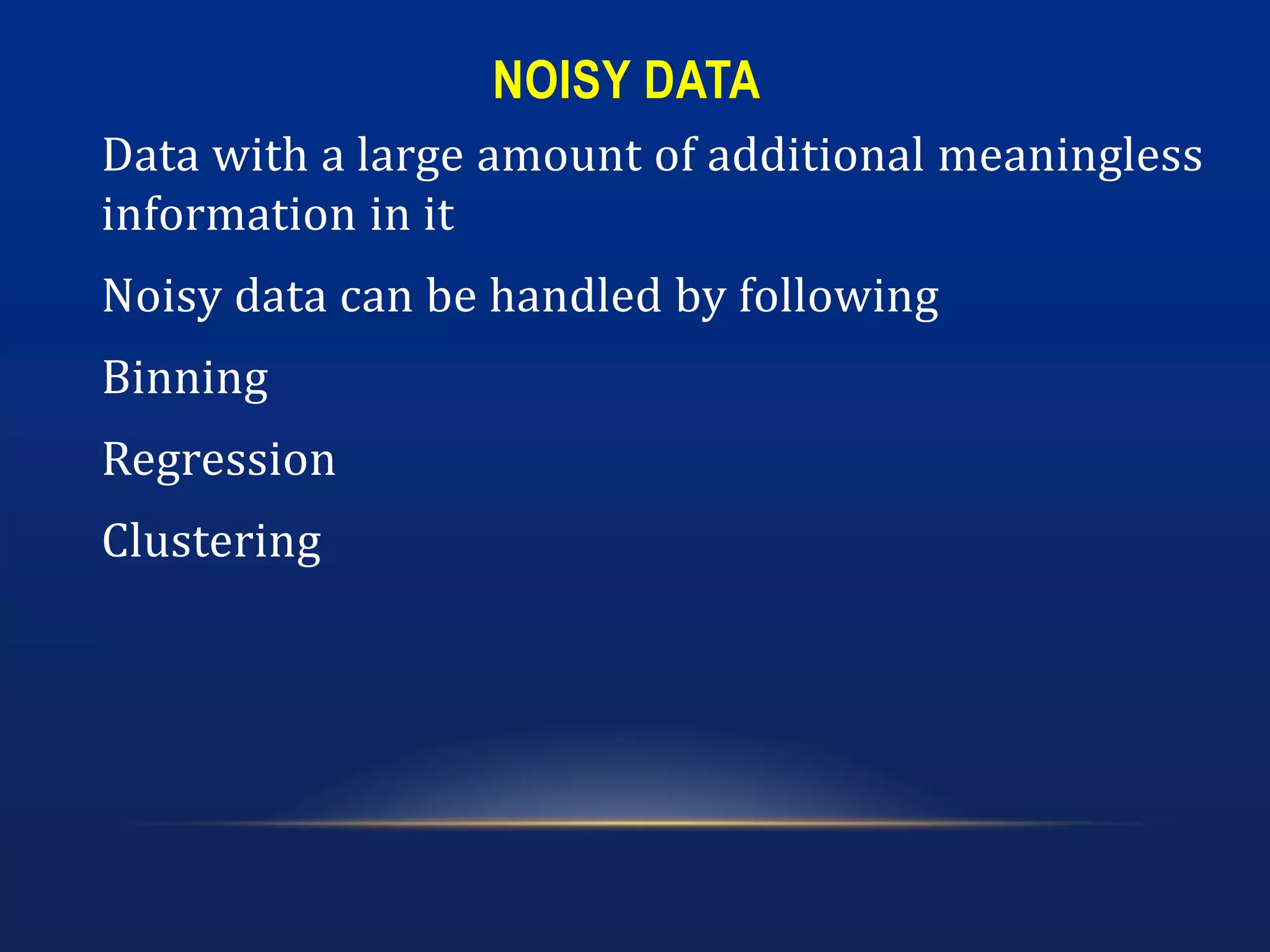 Data preprocessing in Machine learning | PPTX