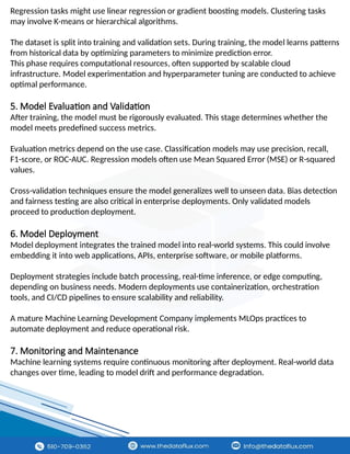 Machine learning development Solution | The Dataflux | PPTX